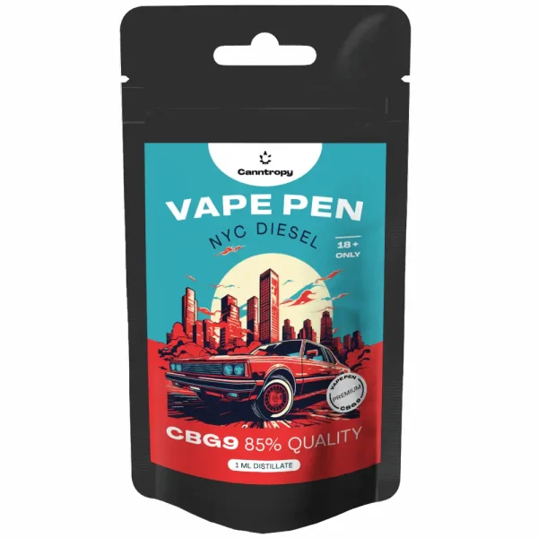 canntropy cbg9 NYC diesel vape pen