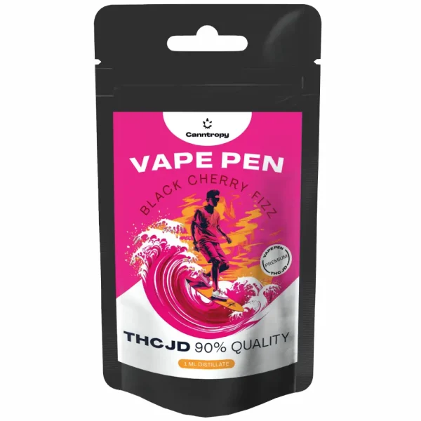 canntropy thcjd black cherry fizz vape pen