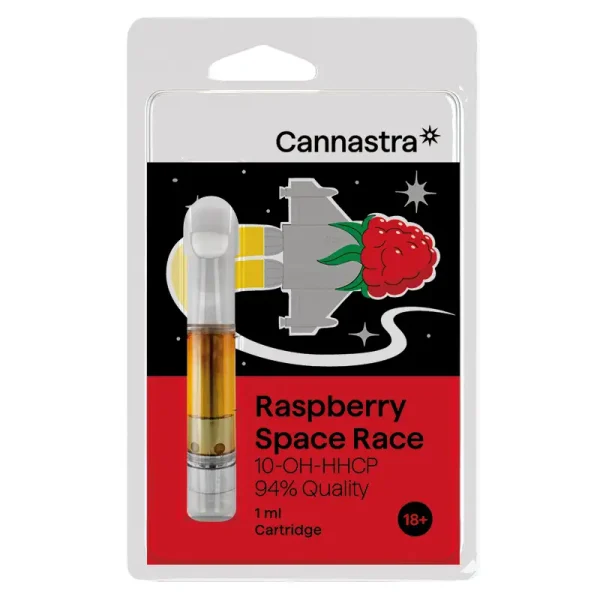 Cannastra Raspberry Space Race 94% 10-OH-HHCP Cartridge 1ml