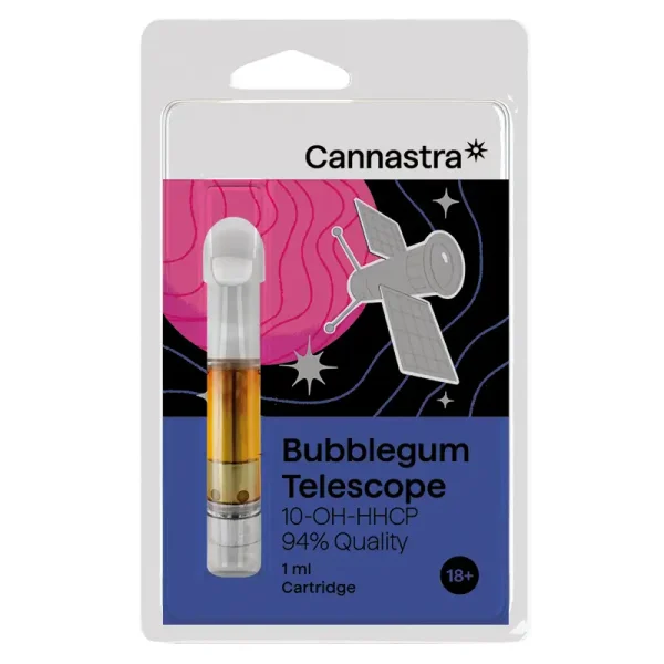 Cannastra Bubblegum Telescope 94% 10-OH-HHCP Cartridge 1 ml