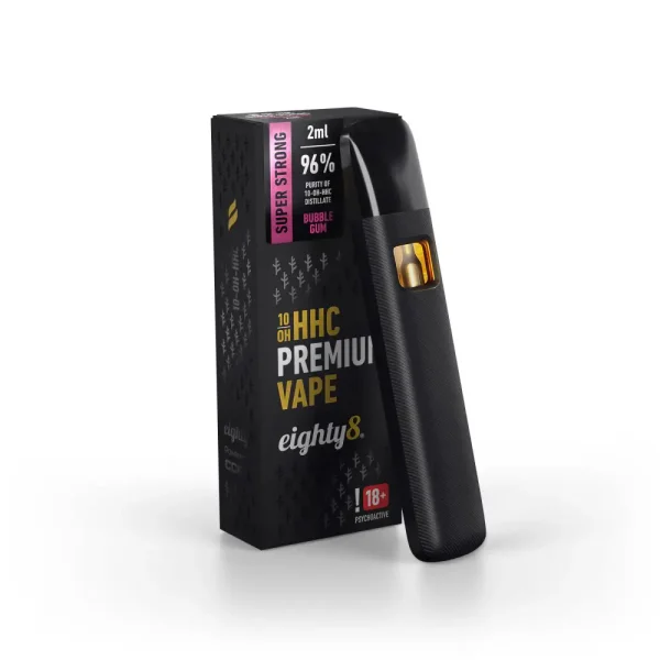 Eighty8 Super Strong Bubblegum 96% 10-OH-HHC Vape Pen 2ml