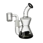 groove micro hourglass rig clear and black