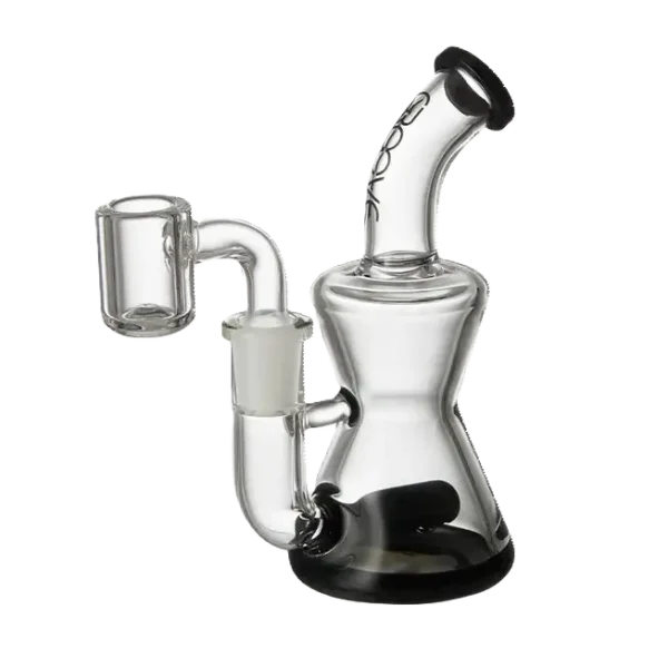 groove micro hourglass rig clear and black