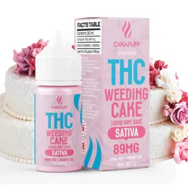CanaPuff THC+ liquid Weeding Cake, 89 mg, 30 ml