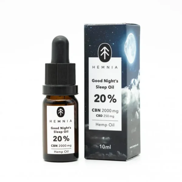 hemnia good nights sleep 2000 mg cbn 250 mg cbd 10 ml