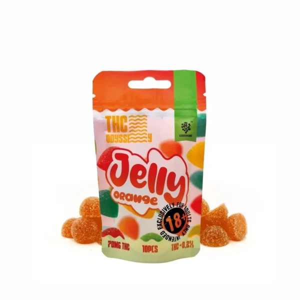 Czech CBD THC Odyssey Jelly Orange
