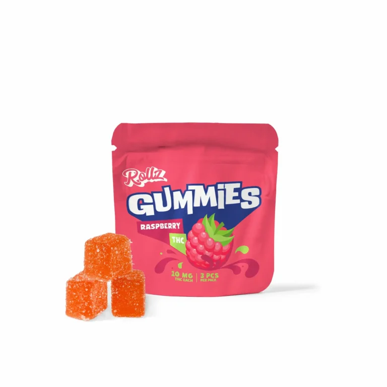 rollz-gummies-raspberry-thc-10mg-3pcs